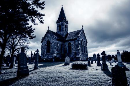 Edob Church Cemetery Creepy Night