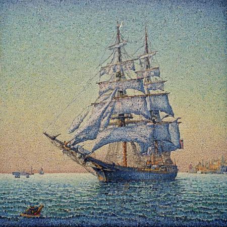 Paul Signac - Neo-Impressionist dotted landscape paintings (Pointillism)