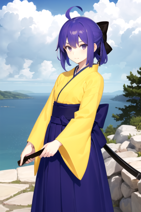 Different-colored Okita Souji (Fate) (OC Form)版本Yellow/Purple Okita (ID: 508316)