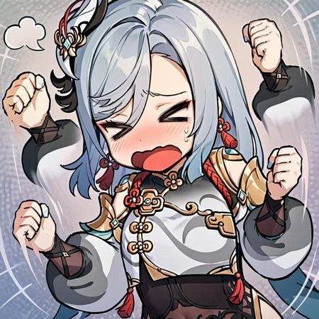 XL_无能狂怒表情包_Impotent Fury Emoji版本Animagine XL V3.1 (ID: 410659)