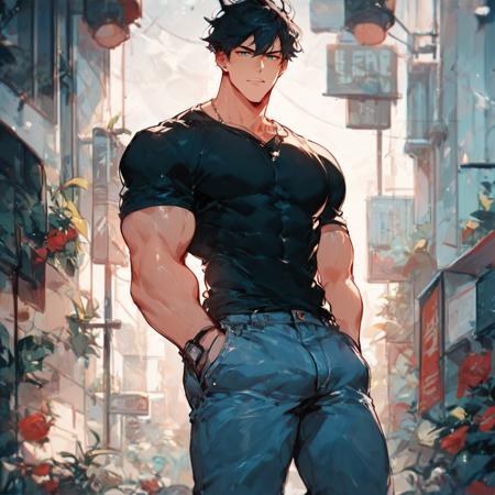 Tight shirt + Crop top for boys (pony)版本v1.0 (ID: 781032)
