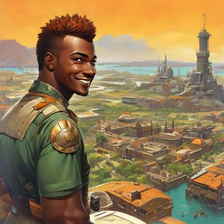 Style of Don Lawrence - SDXL