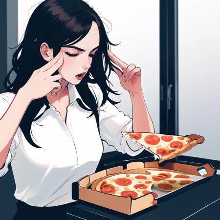 Man Levitating Pizza Meme | Concept LoRA