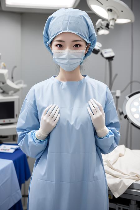 Surgeon Hands Up