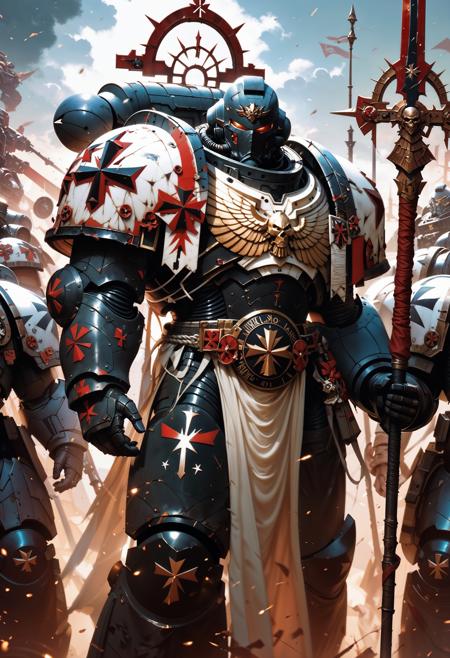 The Space Marines Warhammer 40K | Flux + Pony版本Black Templars Pony (ID: 854616)