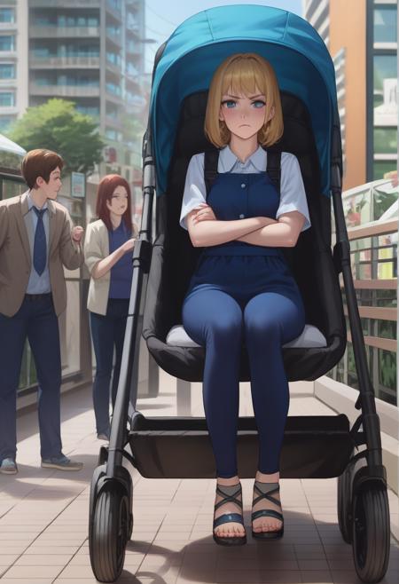 Adult Sized Stroller, bondage optional