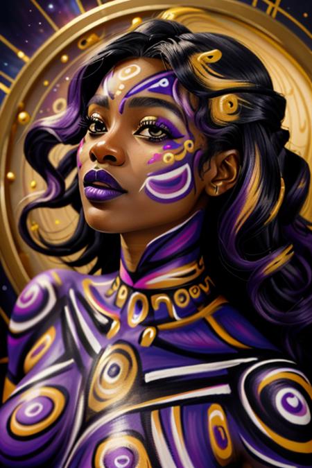 Celestial Chromatic with Bodypaint: A Symphony of Light and Color ?✨?