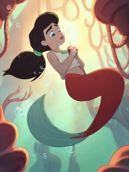 The Little Mermaid Style and Characters | All-in-One LoRA | Ariel Melody Ursula Athena