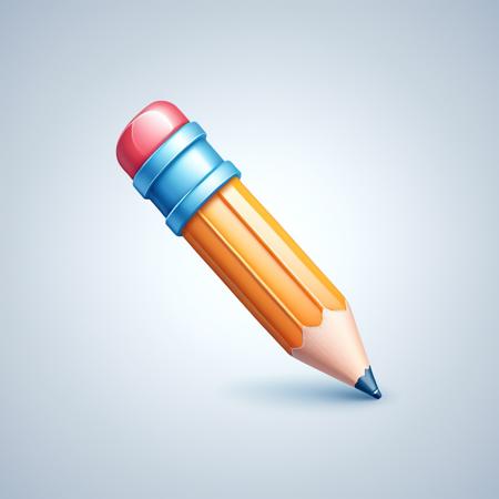Icon in vector 3D style