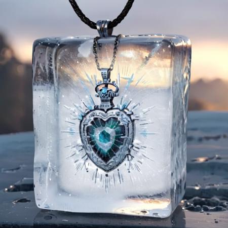 Frozen to Block of ice