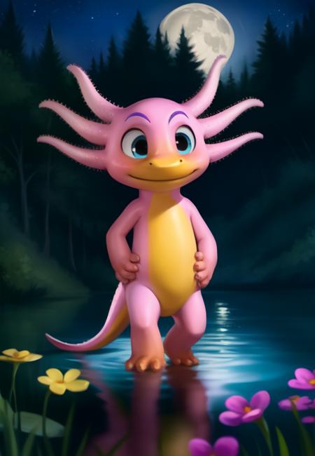 Gazi Aqsolotl - ( Shimmer and Shine )版本Trained yiffymix_v36 (ID: 690851)