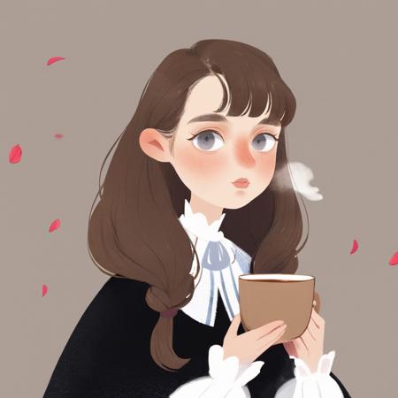 Hand-drawn portrait