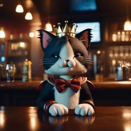 Cait Sith - Final Fantasy VII - SDXL