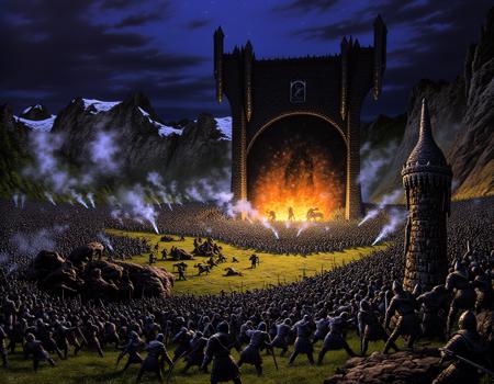 Tolkien's Middle Earth - Ted Nasmith style (Flux)