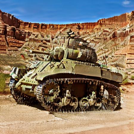 M3A3 Stuart light tank-1