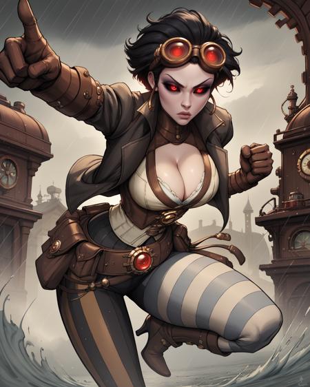 Lady Mechanika (PonyXL & SD 1.5)