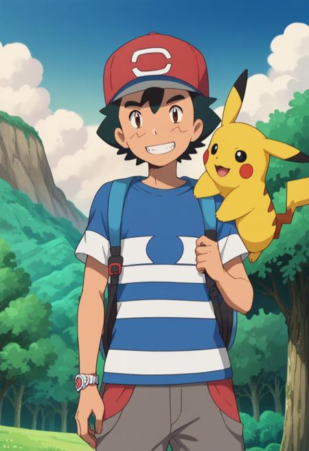 Ash Ketchum - Pokémon Sun and Moon version - Pony + Illustrious