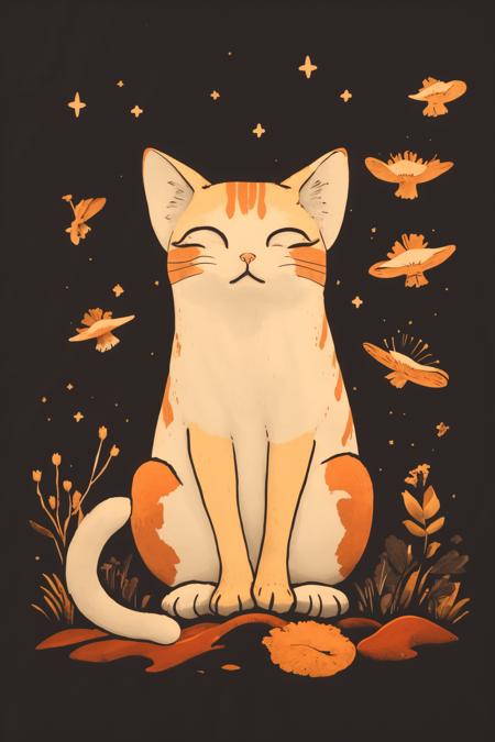 A strange combination of cat and mushroom - tangbohu 10