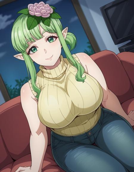 Kusahanada (草花田) - Plus-Sized Elf (Elf-san wa Yaserarenai.) (エルフさんは痩せられない。)