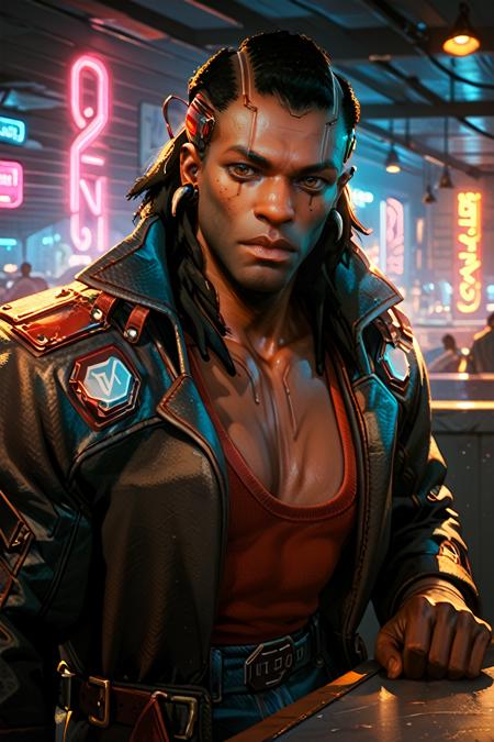 Placide from Cyberpunk 2077 [Pony]