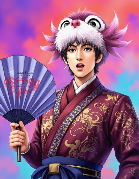 Romance Of The Three Kingdom Officer Potrait Style Lora - Flux 1.D