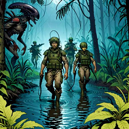 Xenomorph Comic Style (SDXL)