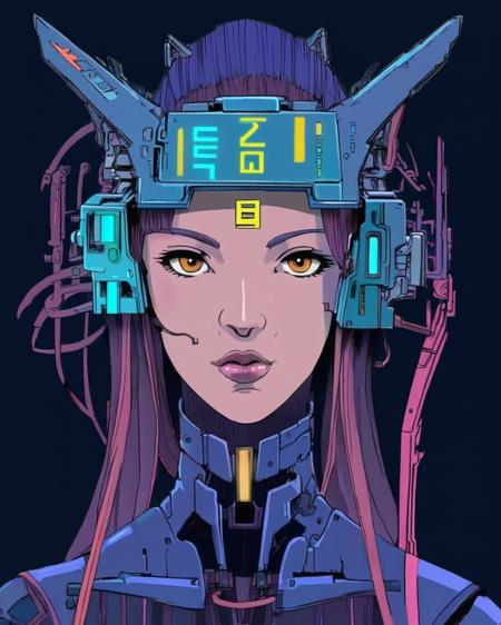 Cyberpunk Anime Style