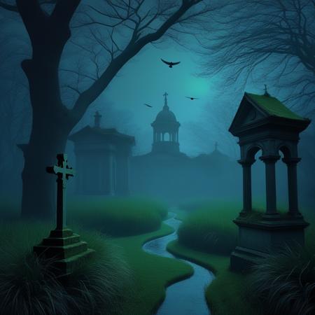 Haunted Streets of Highgate: A Gothic Cemetery Lora