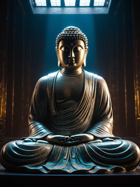 China Style Buddha Statue LoRA