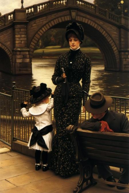 Victorian Chic: James Tissot Painting/Illustration Style