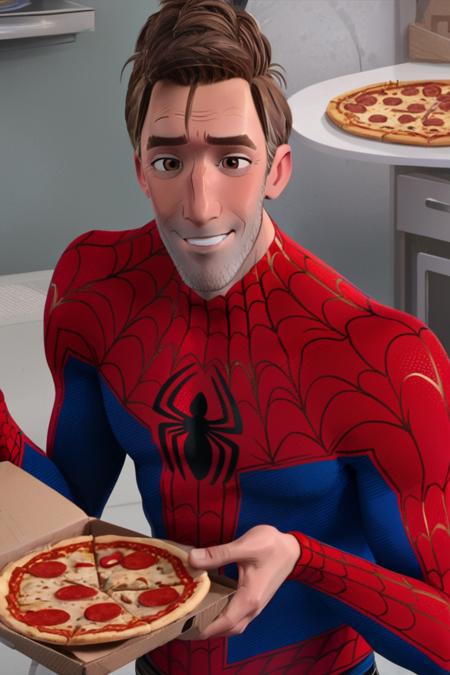 Spider-Man (Peter B. Parker) from Into the Spider-Verse [LoRA]版本v1.0 SDXL (ID: 339388)