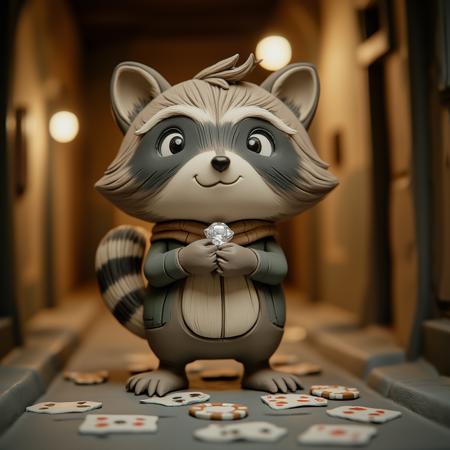 【3D chibi toy】Air dry clay style - FLUX