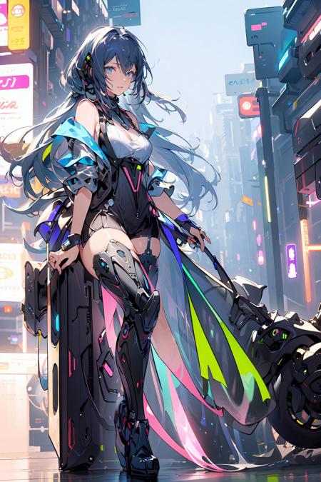 赛博girl/Cyberpunk girl/立绘 服设 人物 Lora