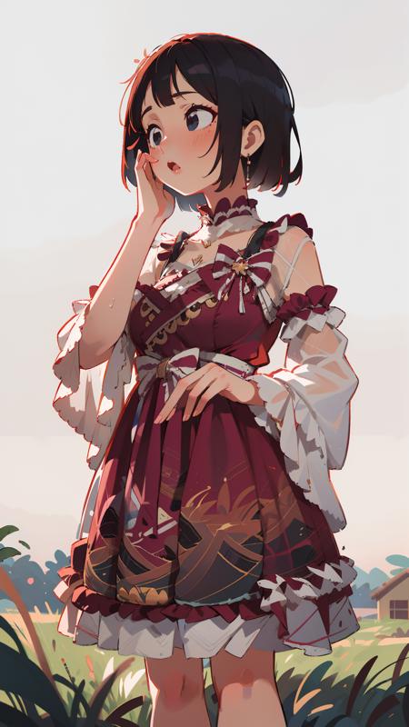 【西洲梦鲤】Dress No.16 Red Dress