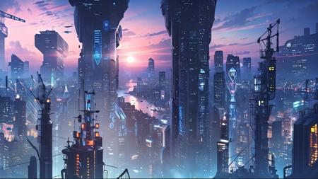 Background Fantasy & Cyber Punk