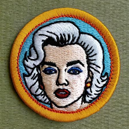 Merit Badge Embroidered Patch Style XL