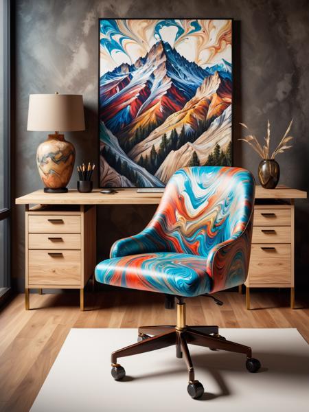Colorful Marbled Paper FLUX & SDXL