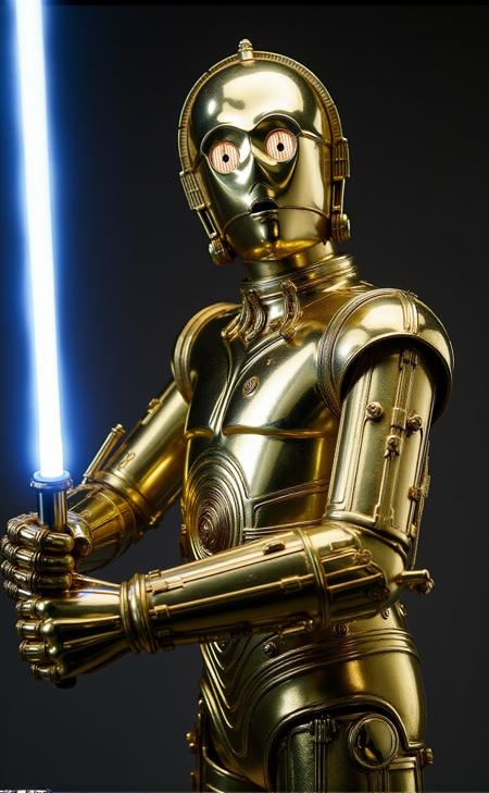 C-3PO - Flux1.D & SDXL