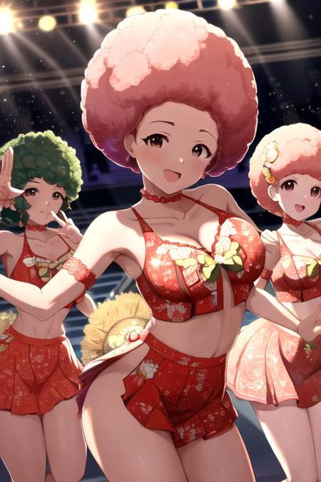 Afro Hair with Anime-Like Style