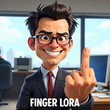 Middle Finger FLUX DEV LORA