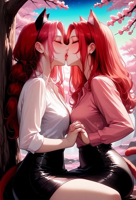 Earthbound Yuri Kiss (PonyXL)