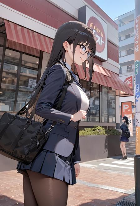 ファミレスの外観G family restaurant G SDXL
