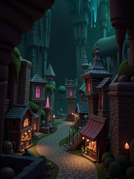 CLUMSY 3D MIX - Stylized 3d for FLUX