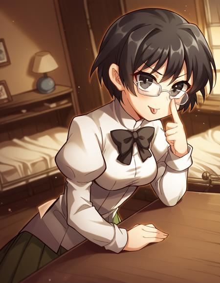 Shizune Hakamichi (羽加道 静音) - Disability Girls (Katawa Shoujo) (かたわ少女)