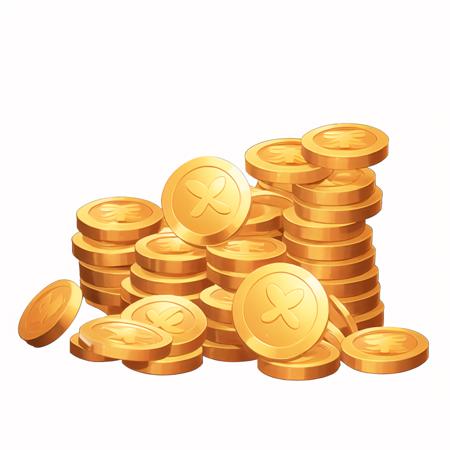 Treasure Chest宝箱 金币 欧美卡通风格UI