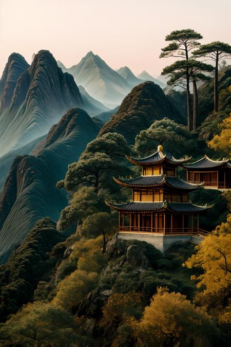OB锦绣山河Beautiful Mountains and Rivers-Chinese Style Illustration V1