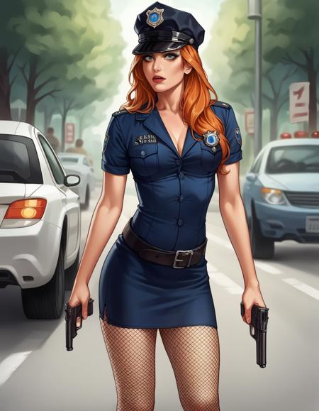 Policewoman Uniform PONYXL
