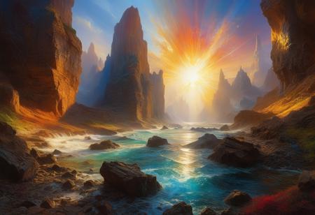 painting art Landscape XL by Happy Ai/10/landscape/Nature Scene/Outer Space/Space exploration/Scifi game scene/paintings/oil paintings/illustrations/风景画/插画/动画/绘画/絵画/그림/