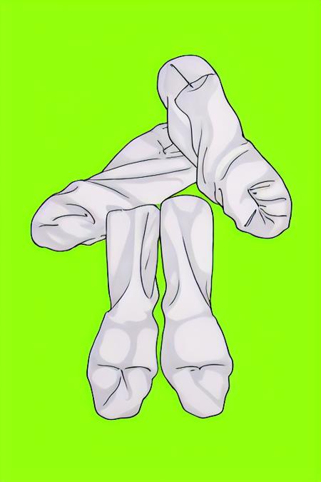 socks removed - white | simple painting layer