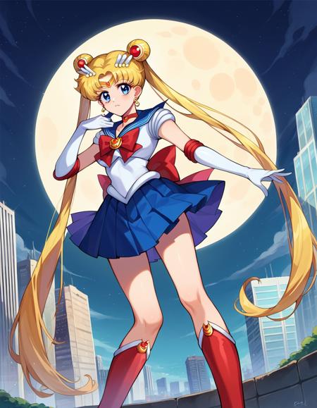 Usagi Tsukino (月野 うさぎ) / Sailor Moon (セーラームーン) - Sailor Moon (美少女戦士セーラームーン) - COMMISSION W/ DATASET